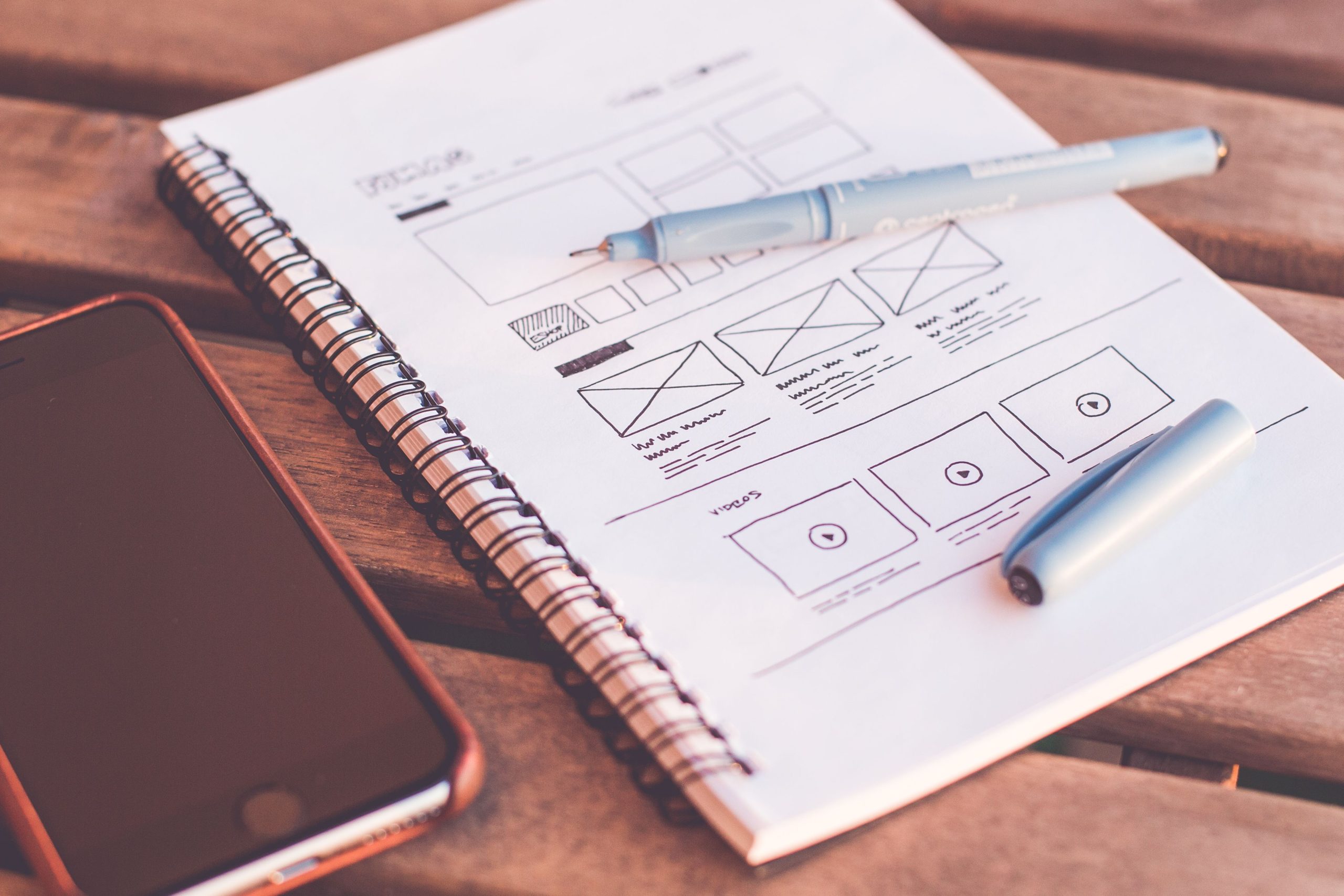 Creative portfolio website design project